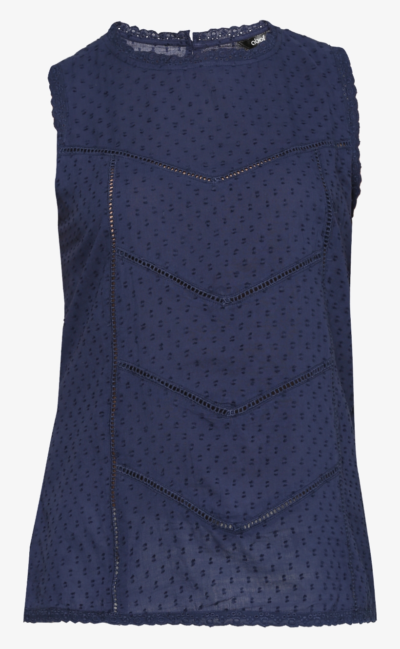 Abof Women Navy Blue Regular Fit Dobby Top - Grey, transparent png #1744454