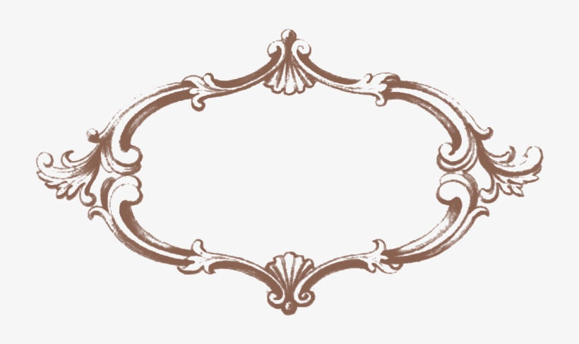 Download Brown Vintage Fancy Frame - Vintage Frame Brown Png, transparent png #1744506
