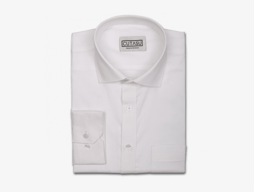 100/2 Dobby Powder White - Dress Shirt, transparent png #1744630