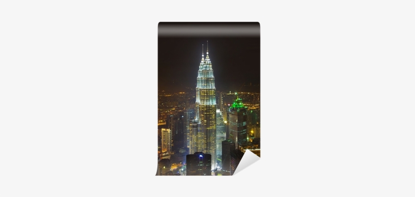 Twin Towers At Kuala Lumpur Wall Mural • Pixers® • - Kuala Lumpur, transparent png #1744683