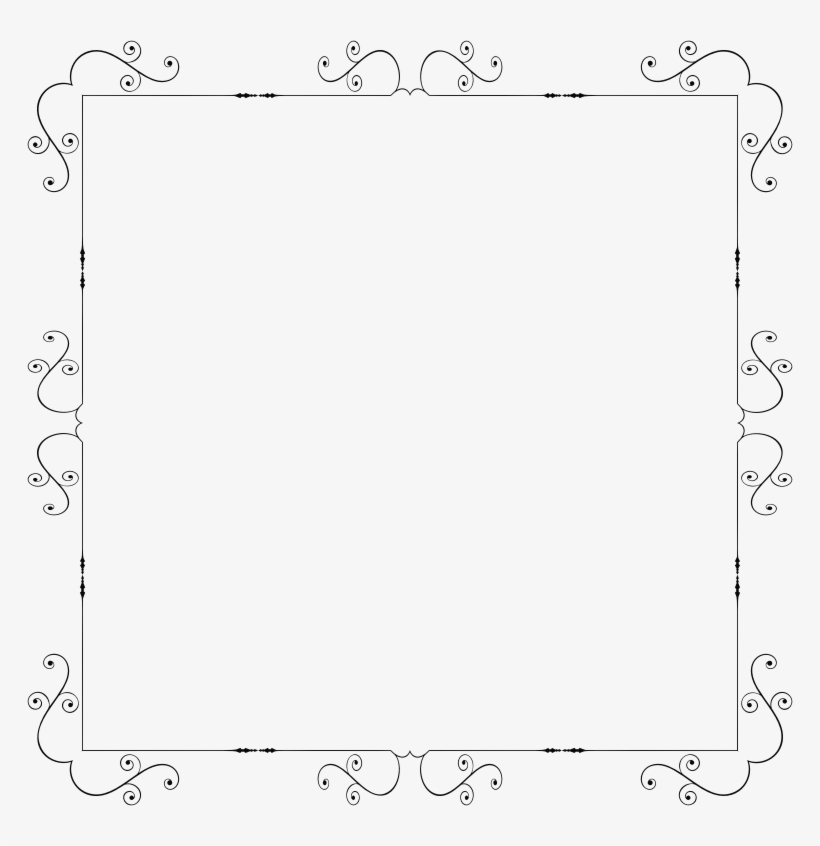 Medium Image - Fancy Border Square, transparent png #1744778
