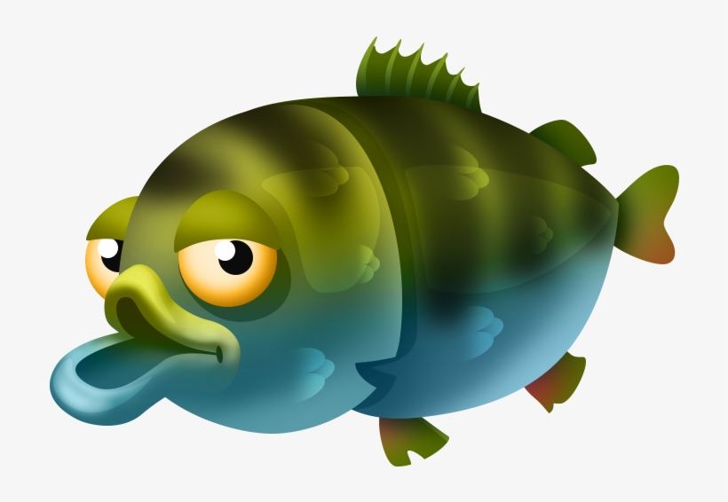 Largemouth Bass - Hay Day Green Sunfish, transparent png #1744968
