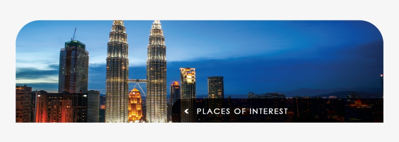Places Of Interest - Petronas Twin Towers, transparent png #1745171
