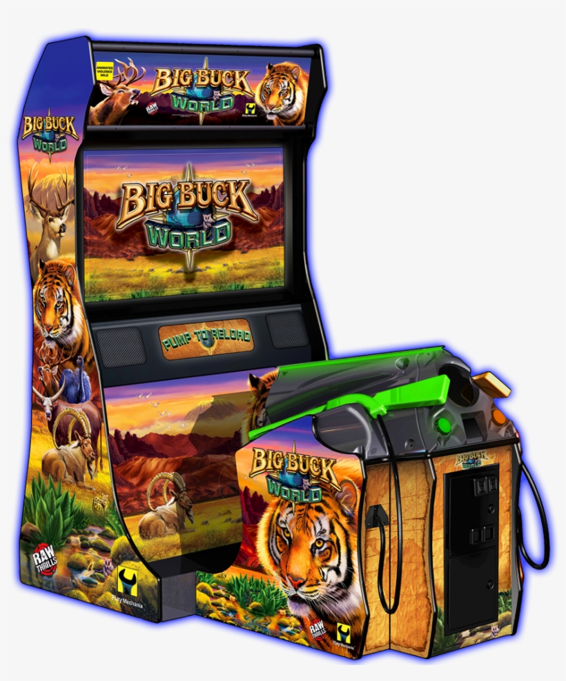 Play Mechanix Takes The Top Shooting Series To A New - Big Buck Hunter World Arcade Game, transparent png #1745581