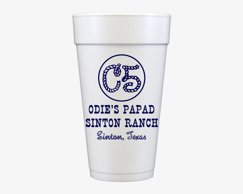 20 Ounce Custom Styrofoam Cups - Cup, transparent png #1745770