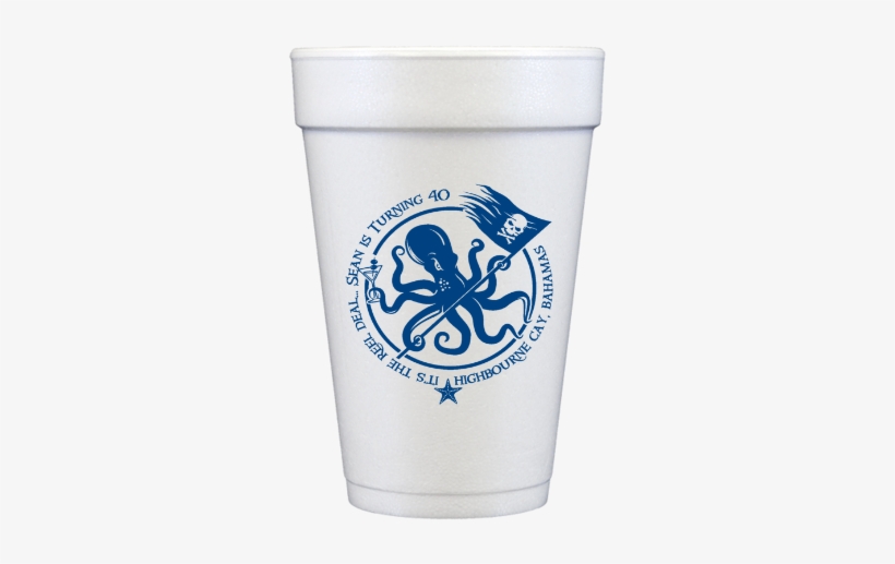 Custom Art On Styrofoam Cups - Pint Glass, transparent png #1745838