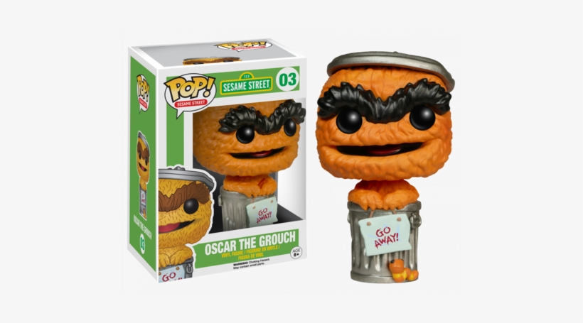 Sesame Street Funko Pop Oscar The Grouch - Funko Pop Oscar The Grouch, transparent png #1745977