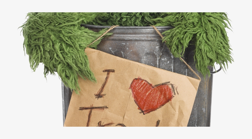 Oscar The Grouch I Love, transparent png #1746142
