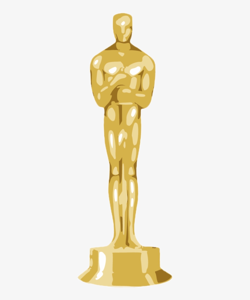 Oscar Clipart Golden - Oscars Statue Transparent, transparent png #1746340