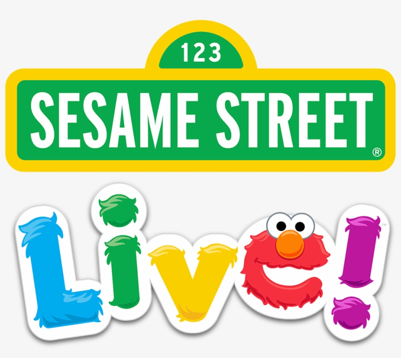View Larger Image Sesame Street Live Logo - Sesame Street Live Let's Party, transparent png #1746448