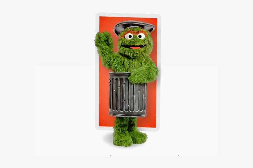 From Trash To Treasure With Oscar The Grouch - Oscar The Grouch, transparent png #1746502