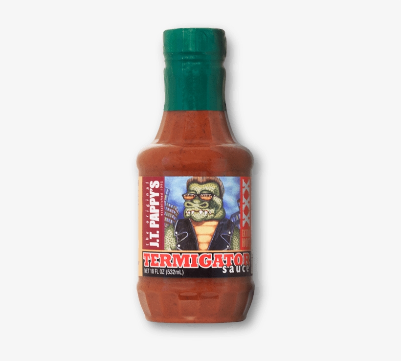 Pappys Termigator Extra Hot Sauce - Hickory, transparent png #1747103