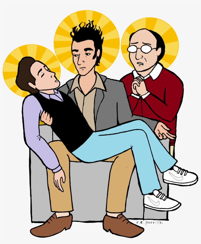 Seinfeld Jerry Seinfeld Pieta Michaelangelo Cosmo Kramer - Seinfeld, transparent png #1747392