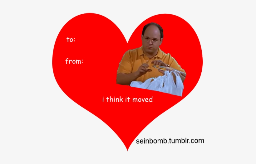 Seinfeld Valentine's Day Cards - Valentines Day Meme Seinfeld, transparent png #1747511