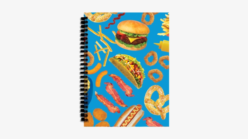 Junk Food 3d Journal - Iscream Snack Shack 3d Cover Spiral-bound Lined-page, transparent png #1747538