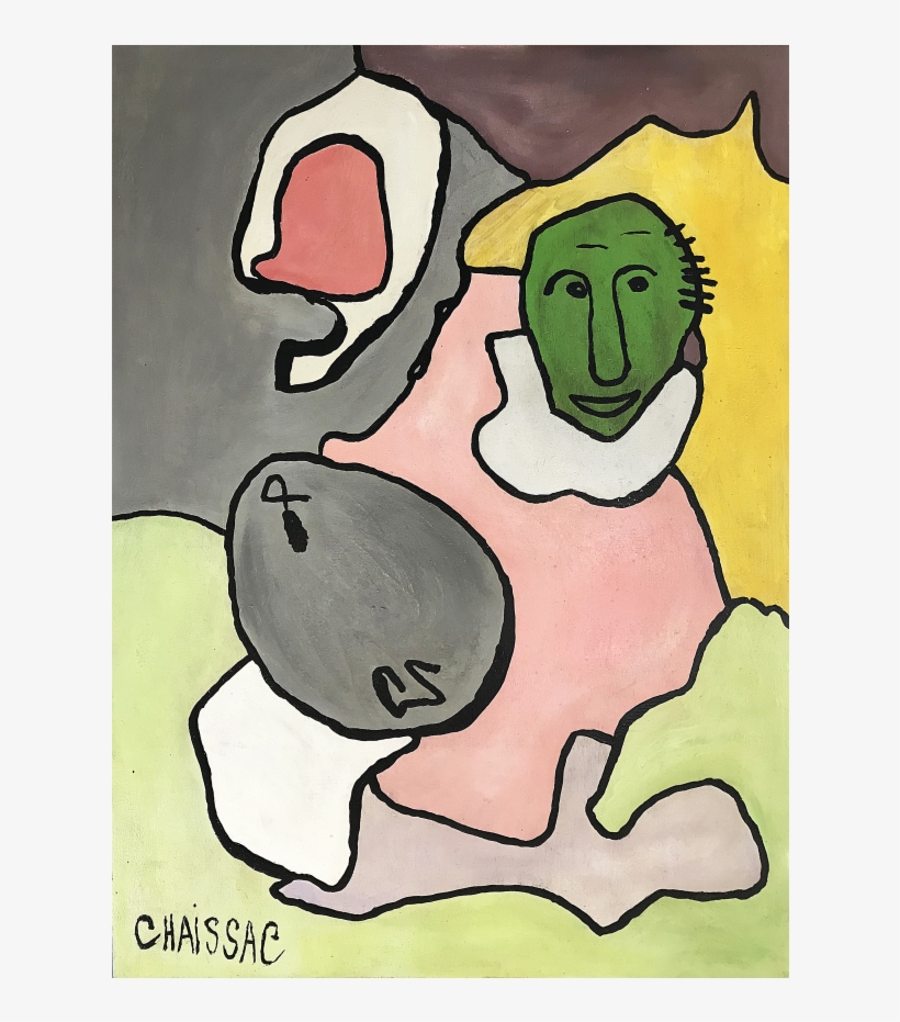 Gaston Chaissac Art Brut Clipart Free Library - Cartoon, transparent png #1747713