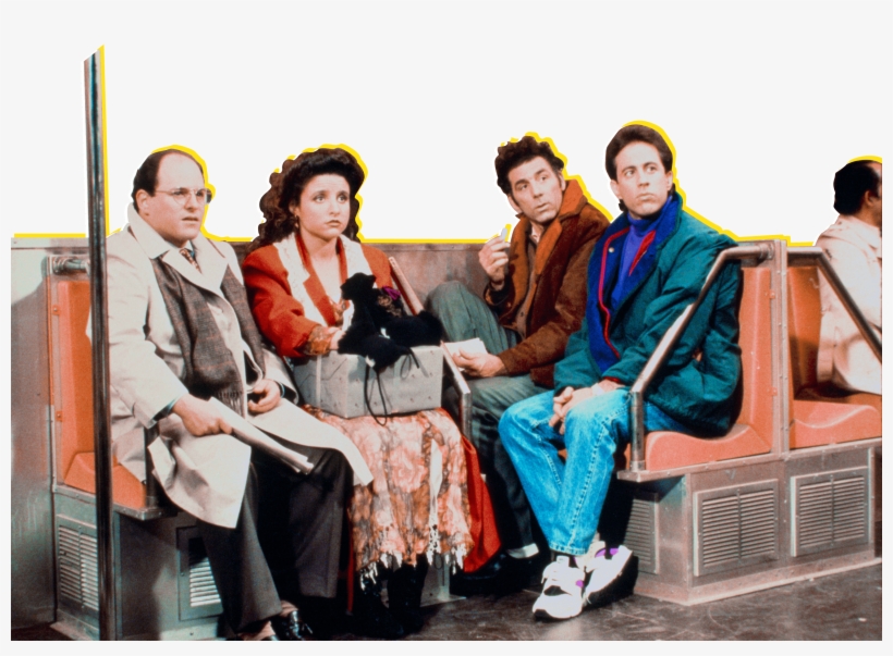 Seinfeld Cast Sitting On Subway - Seinfeld And Philosophy By William Irwin, transparent png #1747813