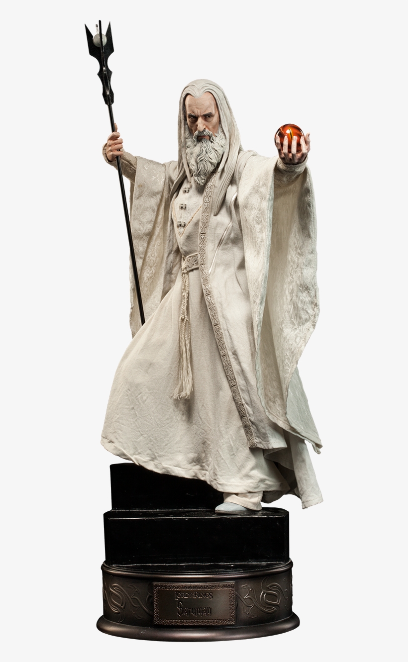 The Lord Of The Rings Premium Format™ Figure Saruman - Estátua Saruman Premium Format - Sideshow Collectibles, transparent png #1747837