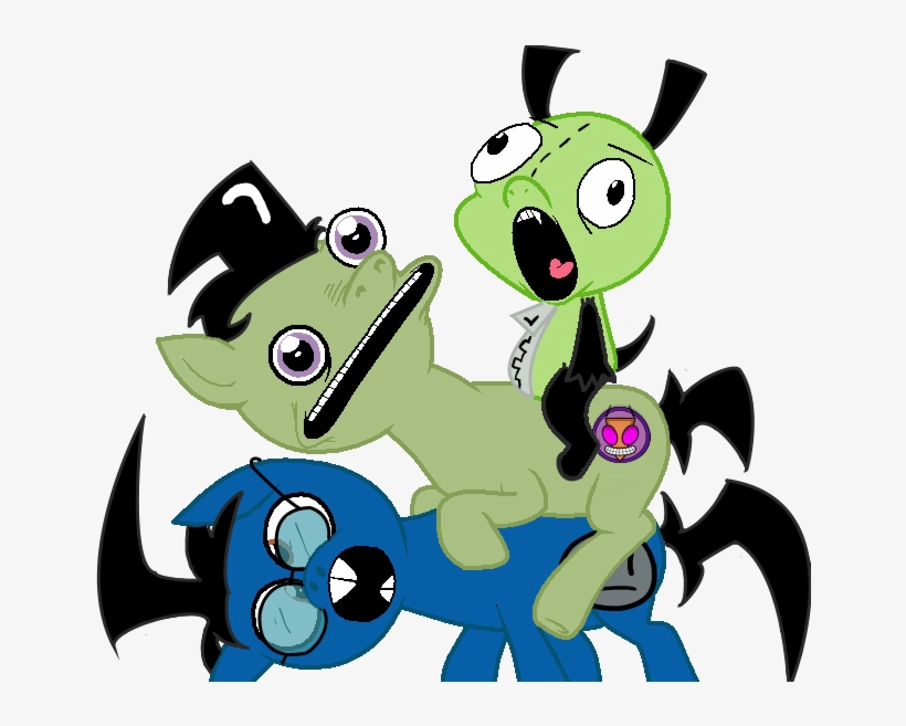 Irunekagi, Dib Membrane, Gir, Invader Zim, - Invader Zim Gir X Zim, transparent png #1747860
