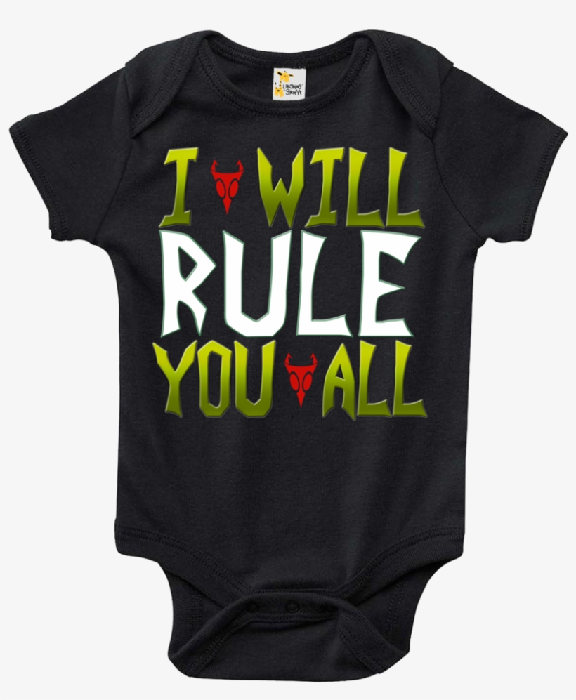 I Will Rule You All - Baby Bodysuit - As We Change The Diaper, transparent png #1747908