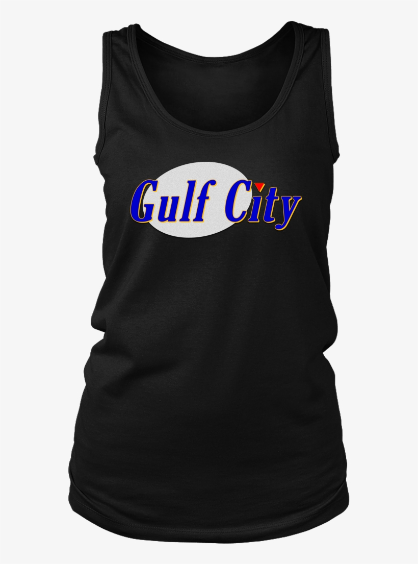 Gulf City Seinfeld Logo Tank For Broads - Shirt, transparent png #1747972