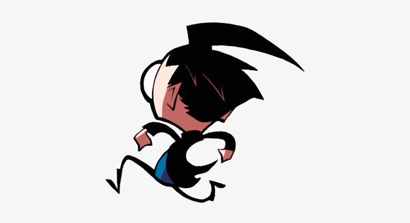 "a Blog All About The Things I Does" Invader Zim Sideblog - Invader Zim Comic Dib, transparent png #1747989