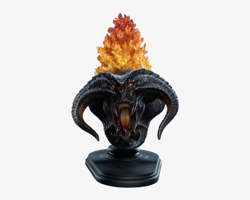 New - The Lord Of The Rings The Balrog Flame Of Udun Bust, transparent png #1747991
