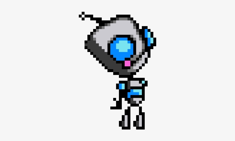 Gurr From Invader Zim - Nice Perler Bead Patterns, transparent png #1748149