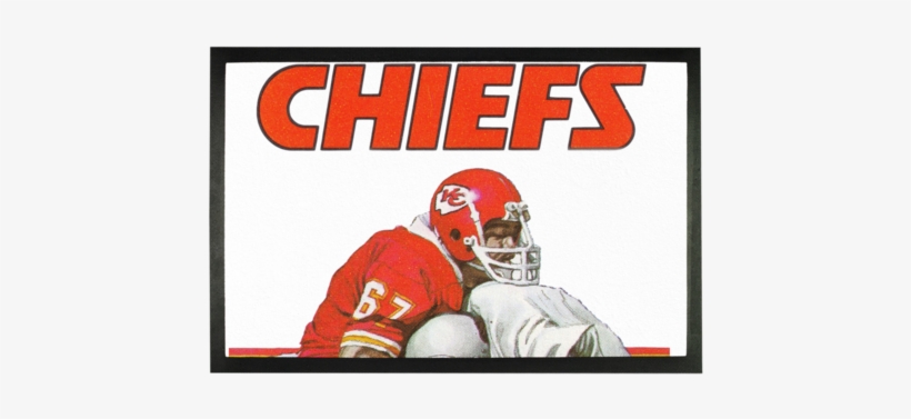 1981 Vintage Kansas City Chiefs Art ﻿sublimation Doormat - Kansas City Chiefs, transparent png #1748273