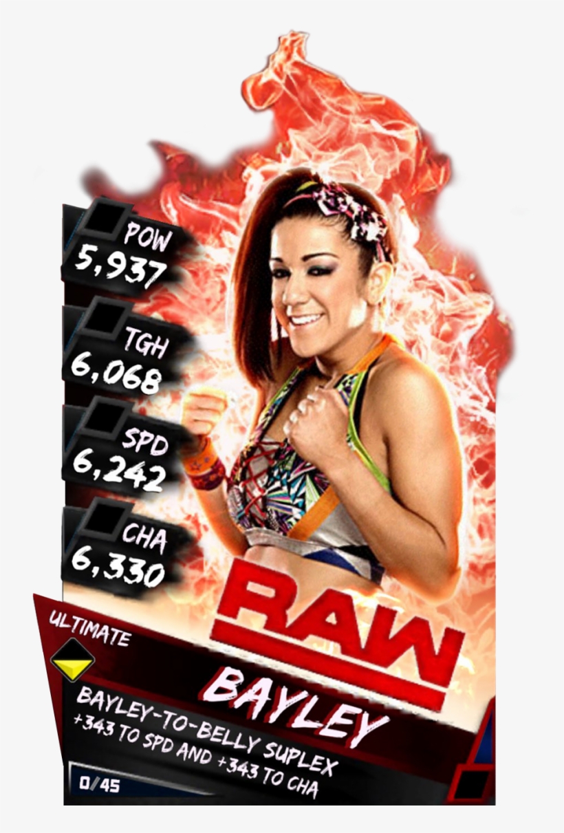 Bayley S3 11 Hardened Christmas Supercard Bayley S3 - Wwe Supercard Ultimate Bayley, transparent png #1748305