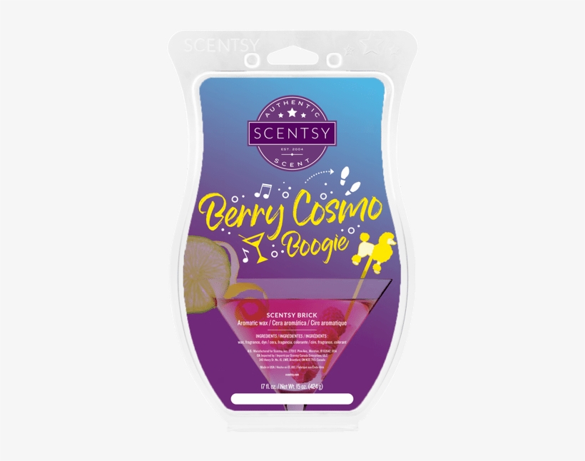 Scentsy Brick Berry Cosmo - Scentsy Lets Dance Brick Collection, transparent png #1748351