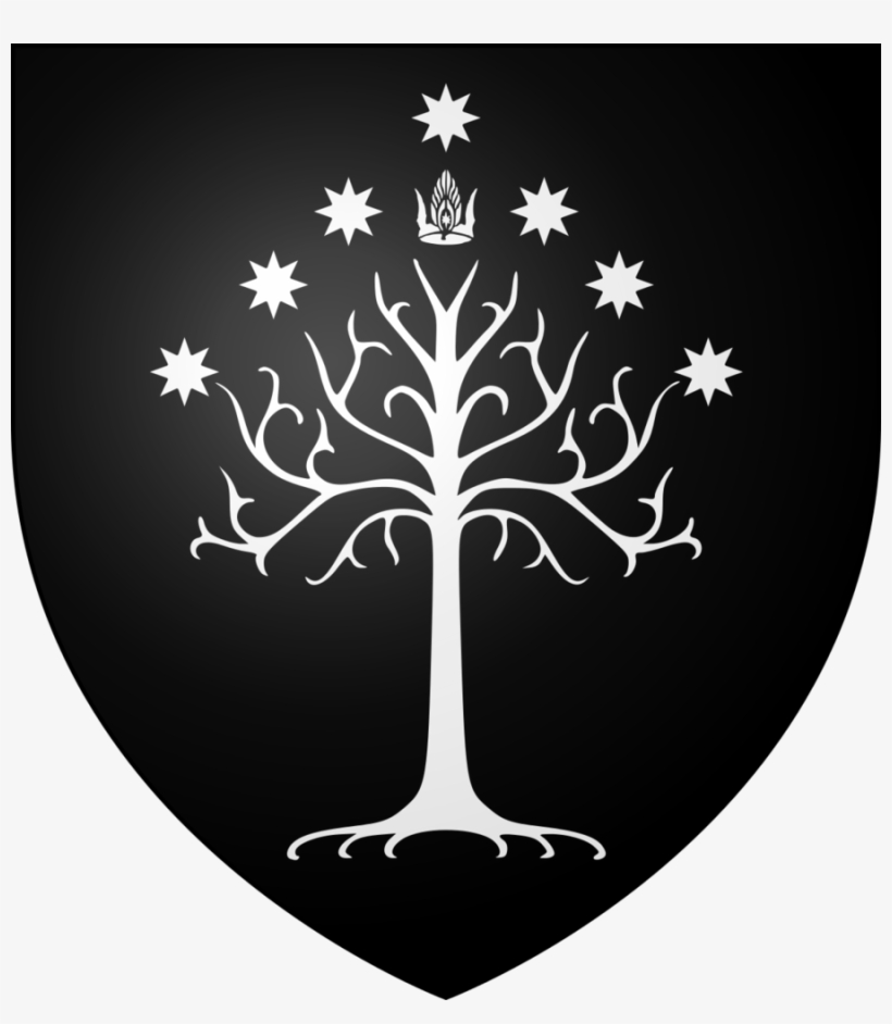 Download White Tree Of Gondor Clipart The Lord Of The - Arvore Branca De Gondor, transparent png #1748465