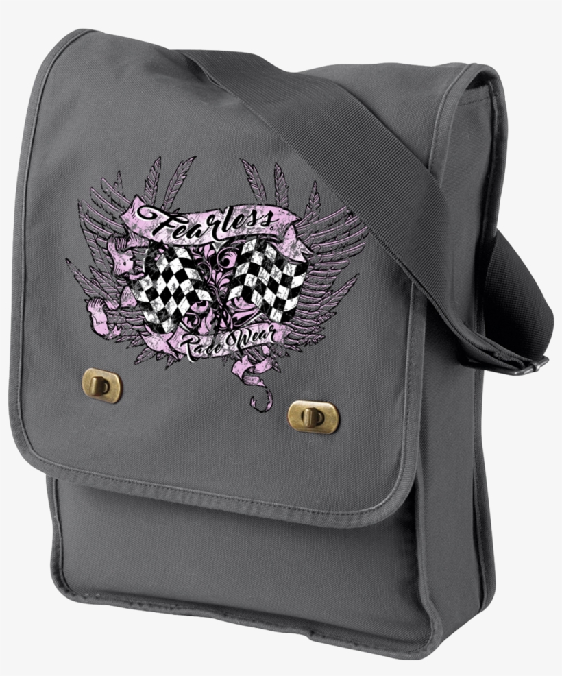 Flyin Fearless Flags Canvas Cross Body Bag - Field Bag, transparent png #1748594
