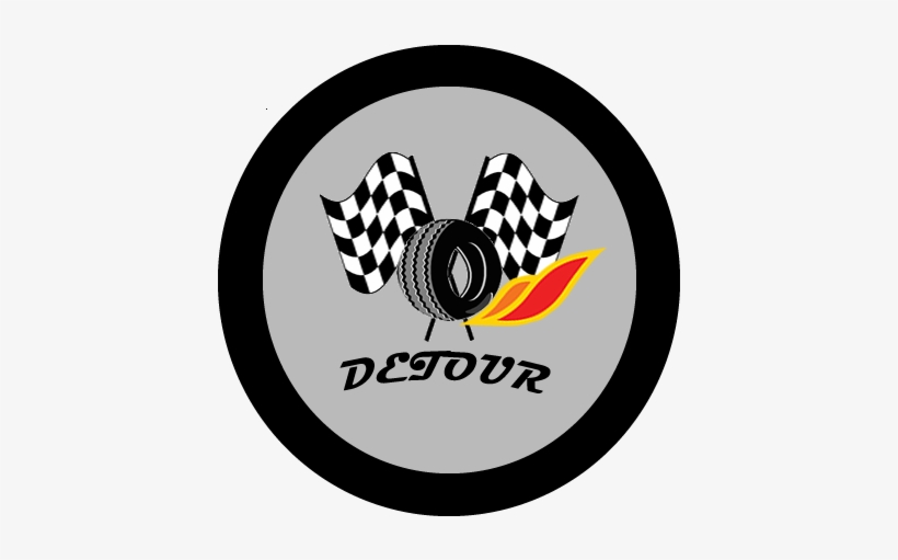 Logo Design By Bayley For Detour Wheels Pte Ltd - Lightning Mc Queen Flag, transparent png #1749159