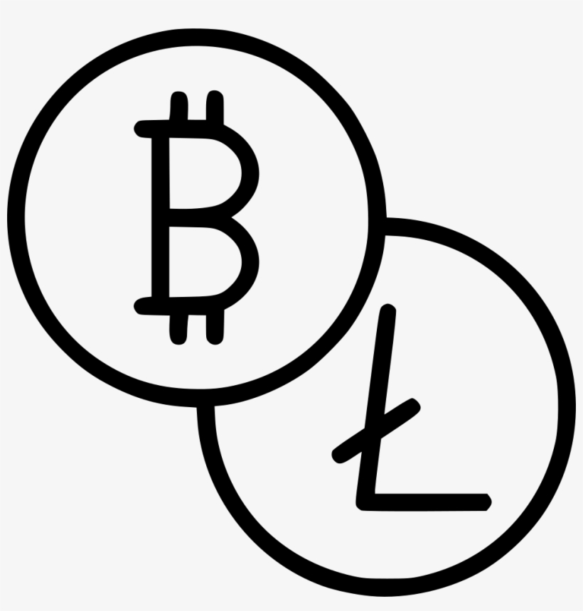 Bitcoin Litecoin Online Trade Electronic Digital Currency - Comercio Dibujos Para Colorear, transparent png #1749309