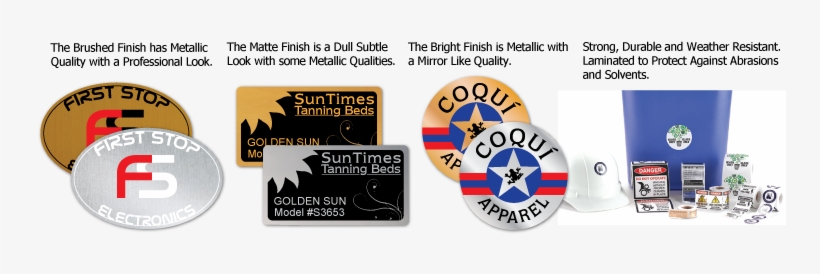 Our Durable Silver And Gold Foil Poly Stickers Are - Emblem, transparent png #1749355