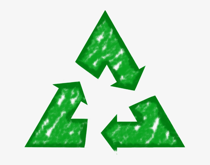 Recycle Sign With Transparent Background - Grey Recycled Logo Png, transparent png #1749504