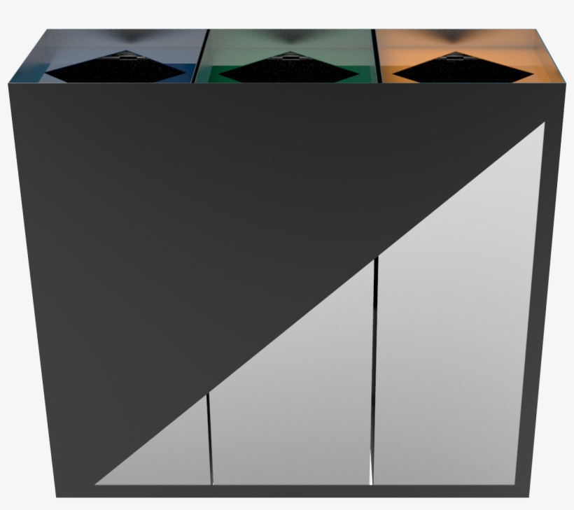 Stainless Steel Recycle Bins - Coffee Table, transparent png #1749505