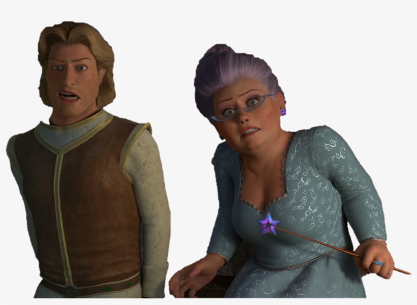 Shrek 2 Fairy Godmother And Prince Charming, transparent png #1749994
