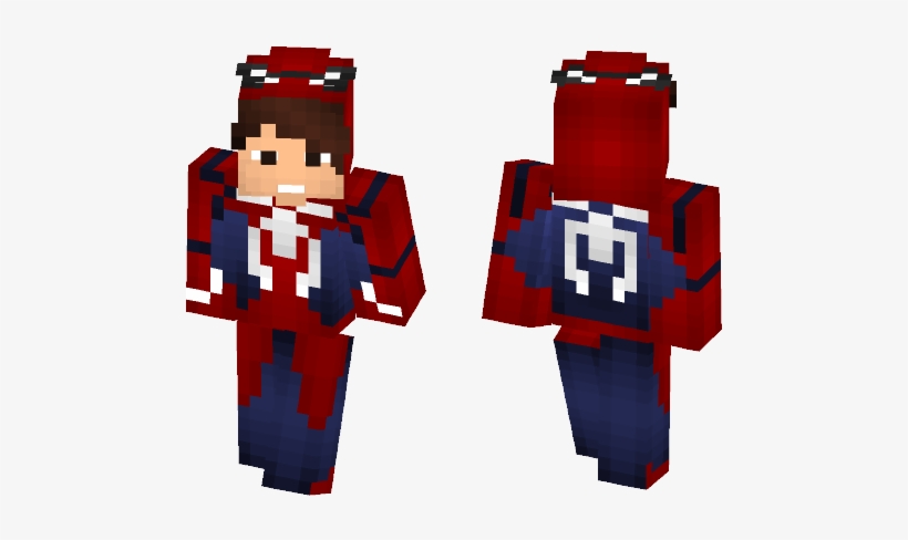 Ps4 Spider-man - Lil Uzi Vert Minecraft Skin, transparent png #1750030