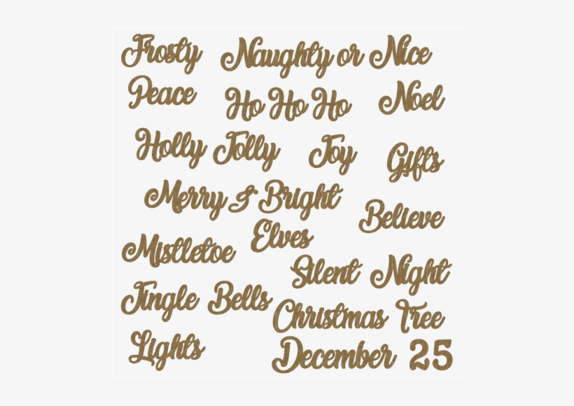 Christmas Sentiments, transparent png #1750442