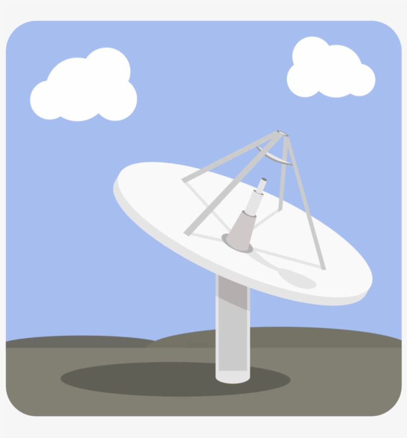 Satellite Dish Base Station - Satellite Base Station, transparent png #1750648