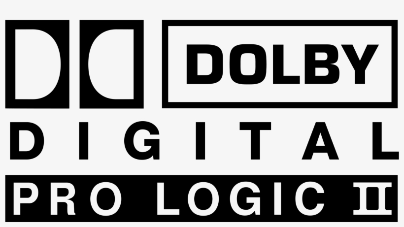 Dolby Digital Pro Logic Ii Logo Png Transparent - Dolby Pro Logic Ii Logo, transparent png #1750756