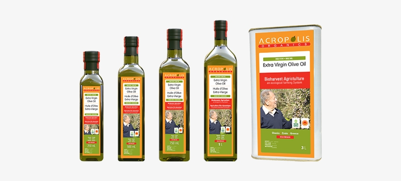 Bio-harvest Extra Virgin Olive Oil - Acropolis Organics Bio-harvest Farming Extra Virgin, transparent png #1751175