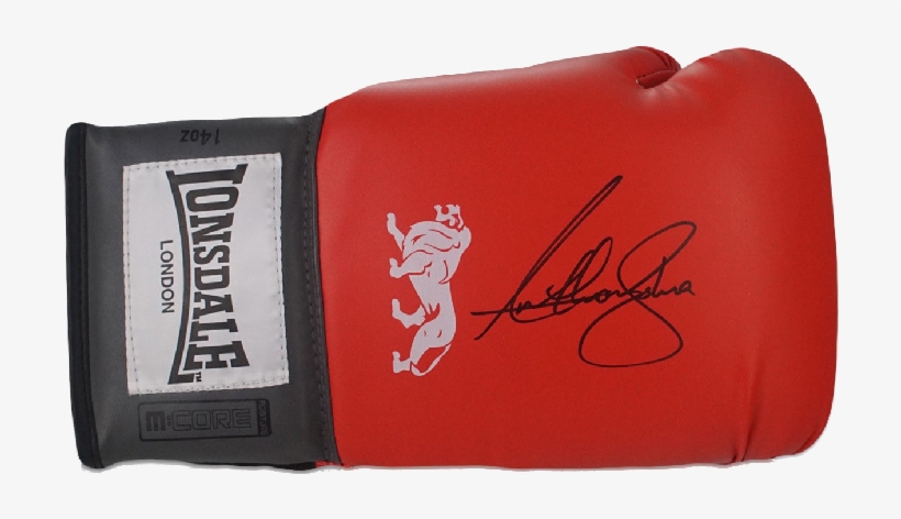 Gant De Boxe Lansdale Rouge Dédicacé Par <b>anthony - Nigel Benn Signed Lonsdale Boxing Glove, transparent png #1751381