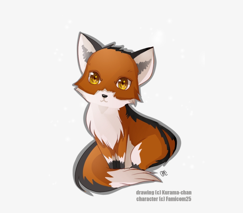 Chibi Red Fox Commission - Fox, transparent png #1751489
