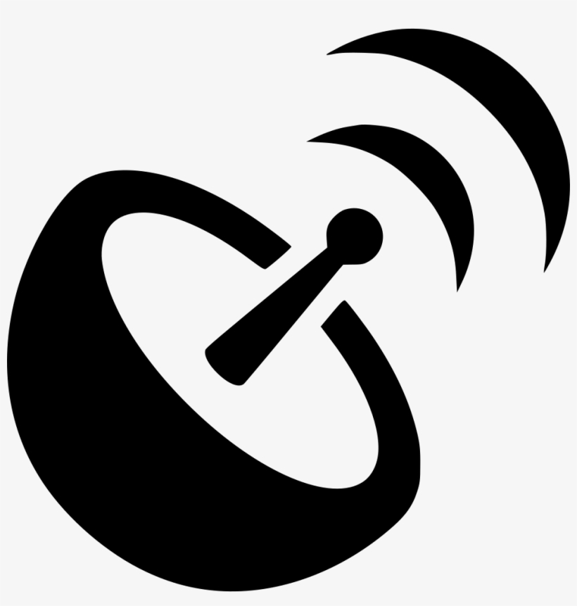 Satellite Dish Broadcast - Broadcast Png, transparent png #1751534