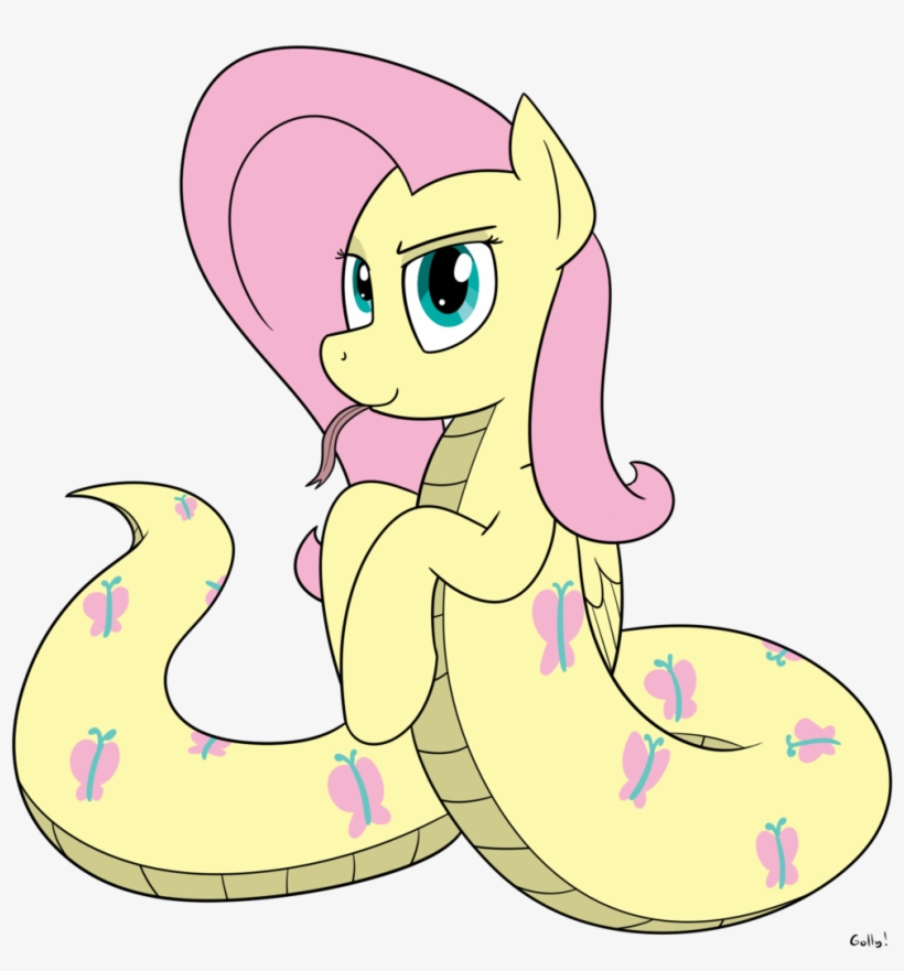 Rapidstrike, Fluttershy, Fluttersnake, Forked Tongue, - Cartoon, transparent png #1752138