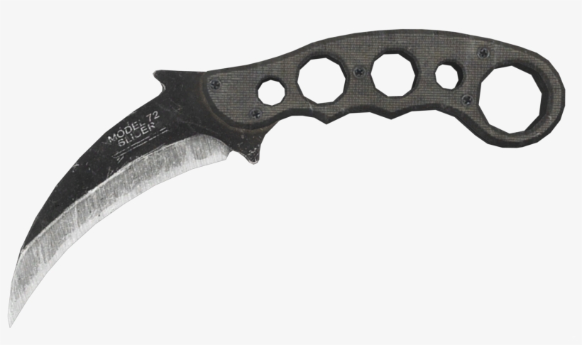 Karambit Knife Model Bo - Black Ops 1 Knife, transparent png #1752332