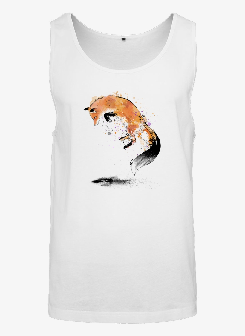 Monekers Red Fox Jumping Into Snow T-shirt Tanktop, transparent png #1752420